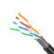 Aislamiento del HDPE del cable al aire libre de Ethernet Cat5e de la prenda impermeable Cat5 de CCS