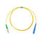 Puente a dos caras de la fibra del cordón de remiendo de la fibra óptica del solo modo G657A G652D del SC APC LC UPC